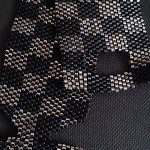 Peyote Armband mit Schachbrett-Muster