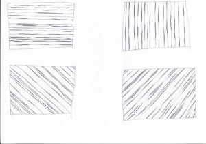 Bleistift Linien
