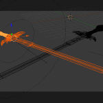 3D Schwert - Blender - Teil2 Positionierung