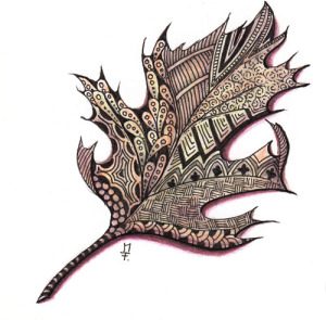 Zentangle für Diva Challenge 186