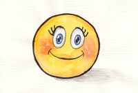 Smiley selber zeichnen – How to draw a Smiley