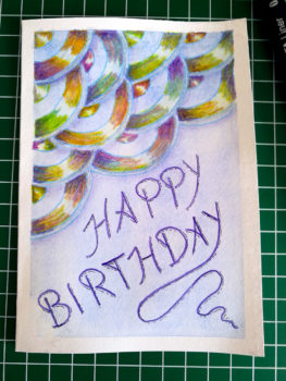 Koh-I-Noor Magic Muster Geburtstagskarte