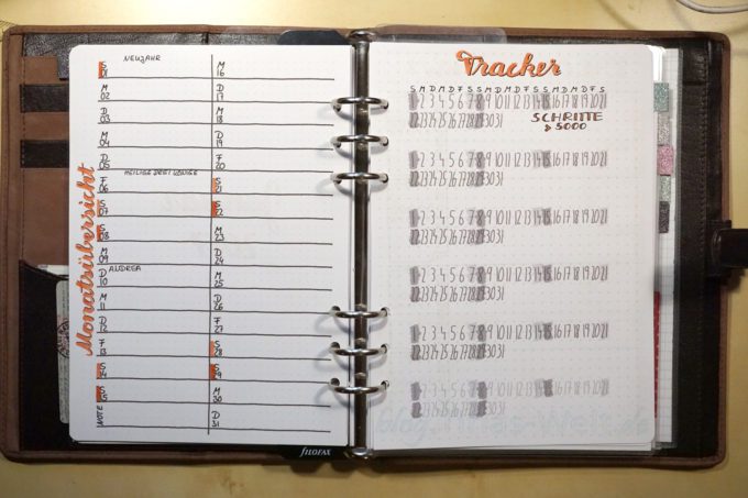 Filofax A5 printable – Januar 2017 Vorlage | blog.Tinas-Welt.de