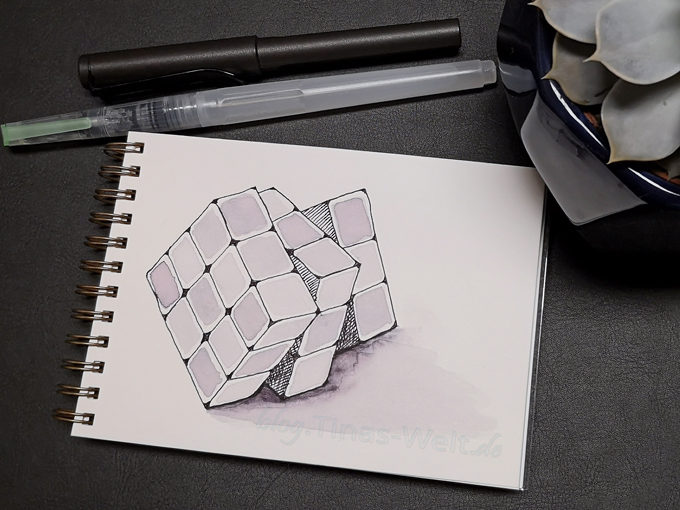 16 Inktober - Rubik Würfel