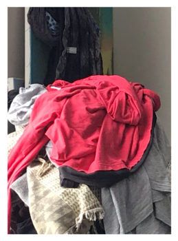 Ein Shirt auf meinem Wäschestapel - mit Gesicht