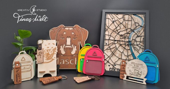 Tinas-Welt Shop Banner Auswahl verschiedener Produkte aus meinem Shop