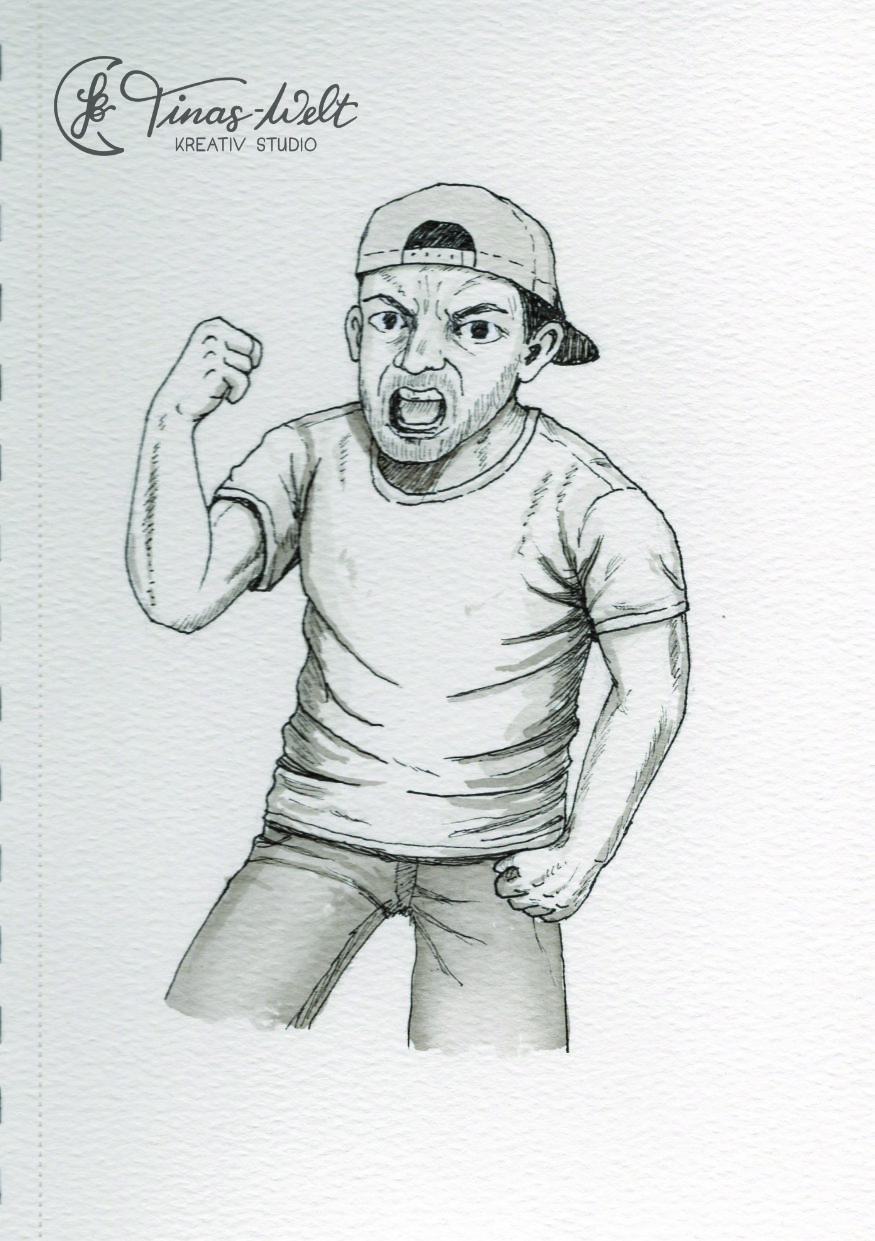 2025-Inktober-24-rowdy-randalierer