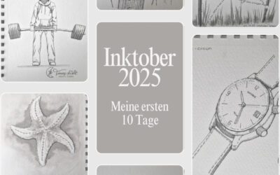 Inktober 2025 – Meine ersten 10 Tage